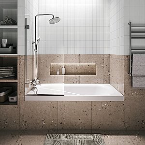 Ванна акриловая Niagara Atrio NG-A18070 180х70 белая купить в интернет-магазине Sanbest