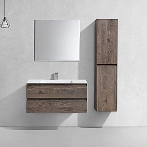 Тумба с раковиной Vincea Luka 1000 R.Oak для ванной в интернет-магазине Sanbest