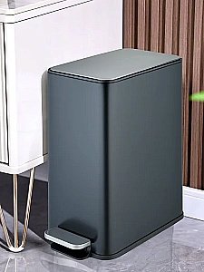 Ведро для мусора WeltWasser Paolo 10000013419 черное матовое купить в интернет-магазине сантехники Sanbest