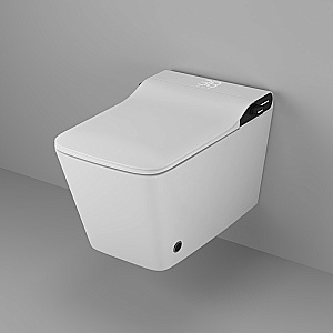 Унитаз подвесной Grossman Smart GR-5701 белый глянцевый, с крышкой микролифт купить в интернет-магазине Sanbest