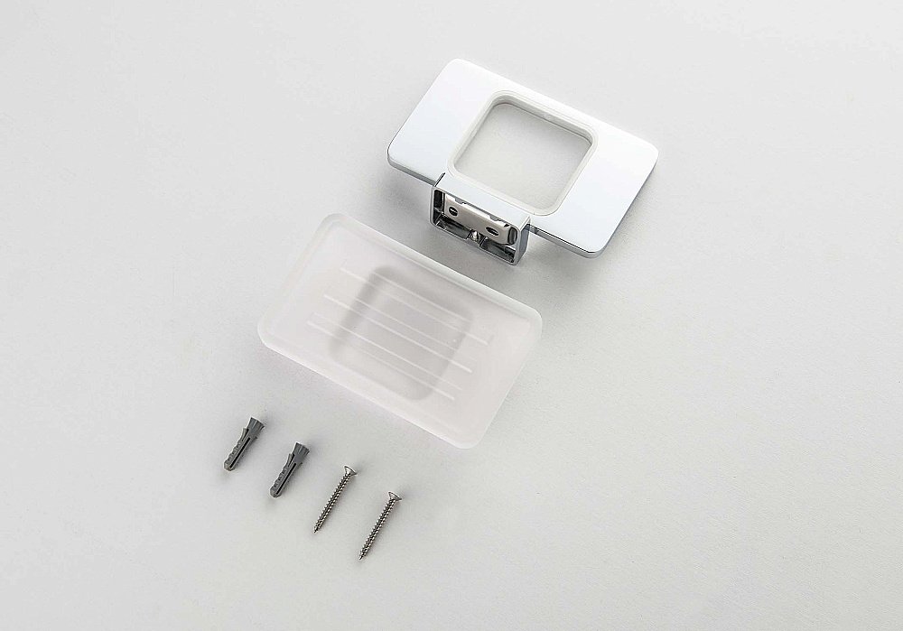 Мыльница Aquatek Либра AQ4303CR стекло матовое/хром купить в интернет-магазине сантехники Sanbest