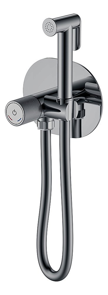 Гигенический душ Boheme Tech 157-SGM оружейная сталь купить в интернет-магазине сантехники Sanbest