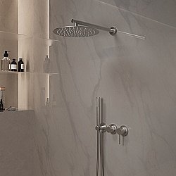 Душевая система Vincea Groove VSFW-4G01BN брашированный никель купить в интернет-магазине сантехники Sanbest