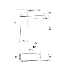 Смеситель для раковины IDDIS Sign SIGSB00i01 купить в интернет-магазине сантехники Sanbest