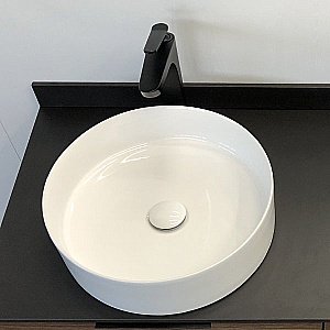 Тумба с раковиной Comforty Порто 00-00001287 120 дуб тёмно-коричневый для ванной в интернет-магазине Sanbest