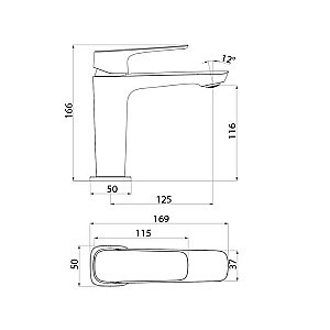 Смеситель для раковины IDDIS Sign SIGSB00i01 купить в интернет-магазине сантехники Sanbest