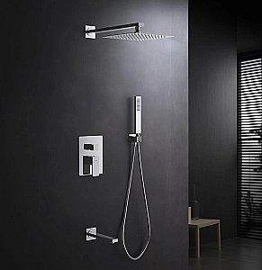 Душевая система Aquatek Либра AQ1673CR хром купить в интернет-магазине сантехники Sanbest