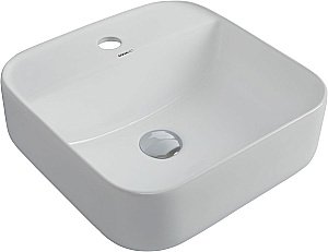 Раковина накладная Aquanet City-2  39 211281 белая купить в интернет-магазине Sanbest