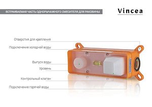 Смеситель для раковины Vincea Desire VBFW-1D1GM вороненая сталь купить в интернет-магазине сантехники Sanbest