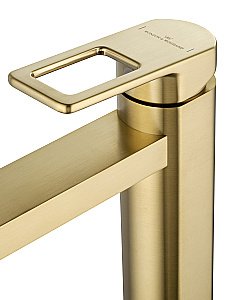 Смеситель для раковины высокий WONZON & WOGHAND FRAME, Брашированное золото (WW-88239010- BG) купить в интернет-магазине сантехники Sanbest