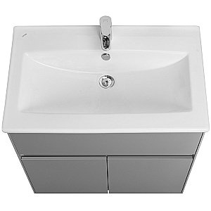 Тумба с раковиной Акватон Форест 75 туманный серый для ванной в интернет-магазине Sanbest