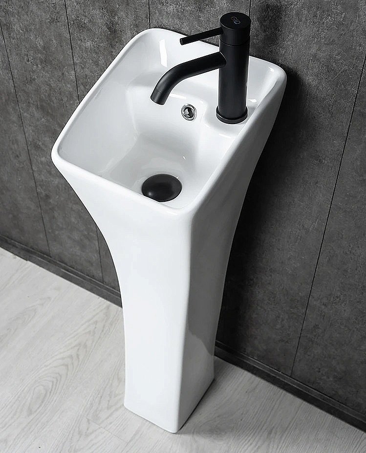 Раковина напольная Gid Autonomo 29 M9012 81101 белая купить в интернет-магазине Sanbest