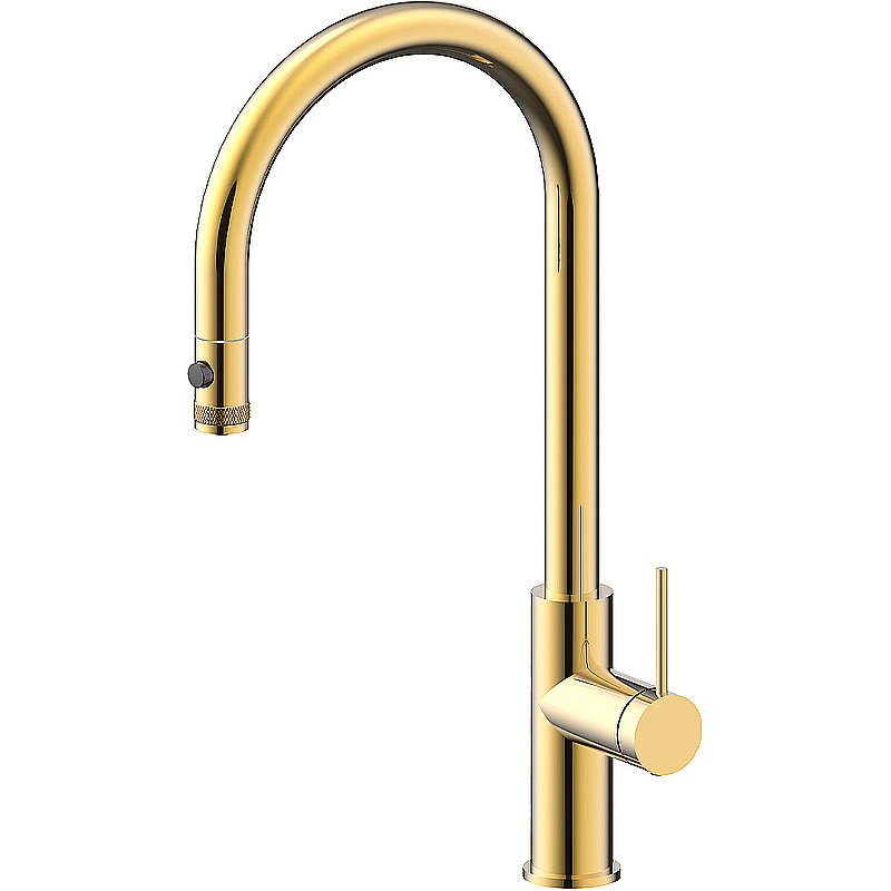 Смеситель для кухни Paulmark Galant Ga213077-LG светлое золото купить в интернет-магазине сантехники Sanbest