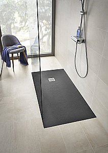 Душевой поддон Stonex® Roca Terran 120X80 Negro купить в интернет-магазине Sanbest
