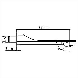 Смеситель для раковины WasserKRAFT A55543 золото купить в интернет-магазине сантехники Sanbest