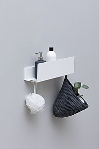 Полка Aquanet Магнум 302230 40 белая матовая купить в интернет-магазине сантехники Sanbest