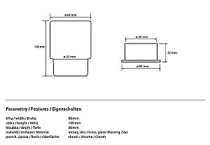 Стакан для зубных щеток Bemeta Omega 138110061 купить в интернет-магазине сантехники Sanbest