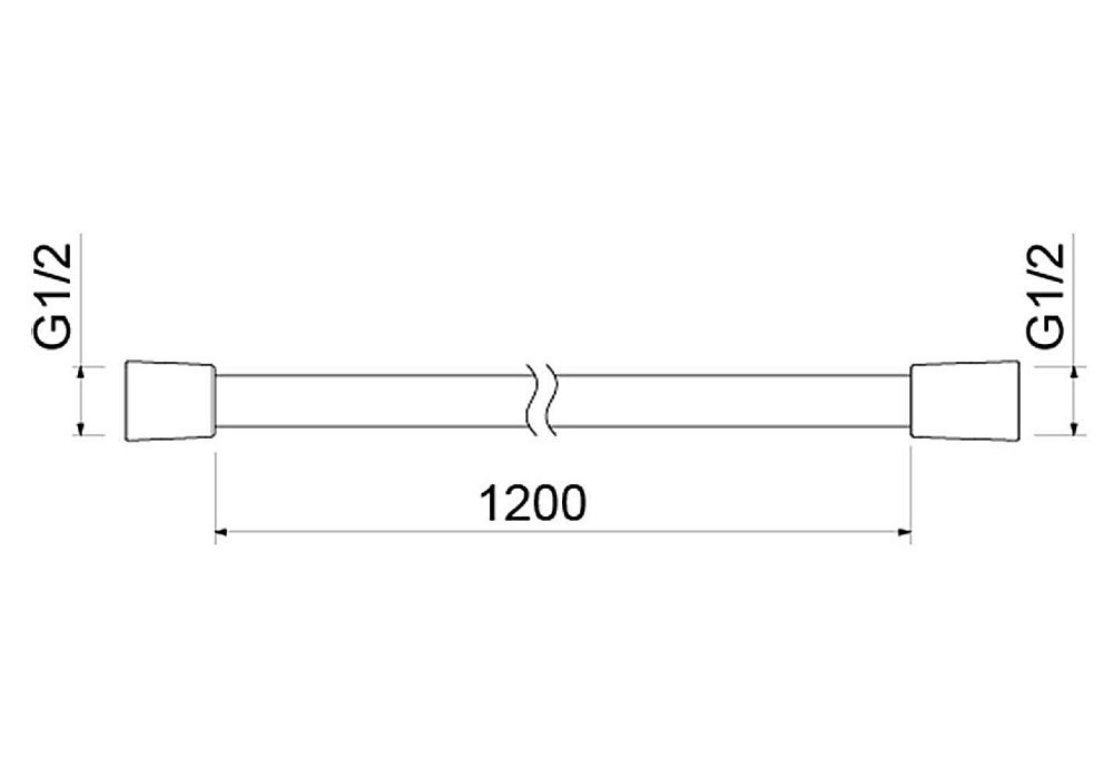 Душевой шланг Aquatek AQ2104BG 120 см золото шлифованное купить в интернет-магазине сантехники Sanbest