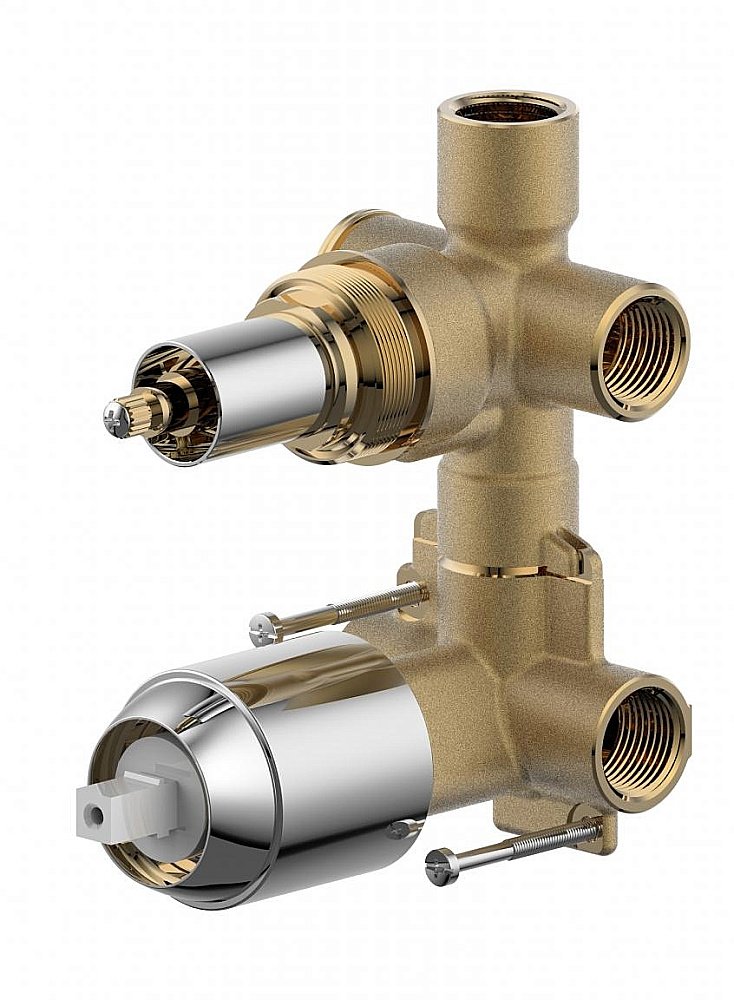 Встраиваемый смеситель Bravat BUILT-IN D982CP-A-RUS купить в интернет-магазине сантехники Sanbest