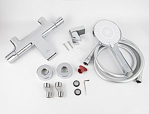 Смеситель для ванны Kaiser Serio 05322 хром купить в интернет-магазине сантехники Sanbest