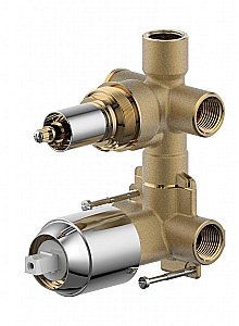 Встраиваемый смеситель Bravat BUILT-IN D982CP-A-RUS купить в интернет-магазине сантехники Sanbest