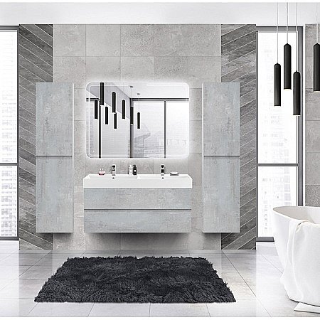 Тумба с раковиной Cezares Molveno 46 120 Beton для ванной в интернет-магазине Sanbest