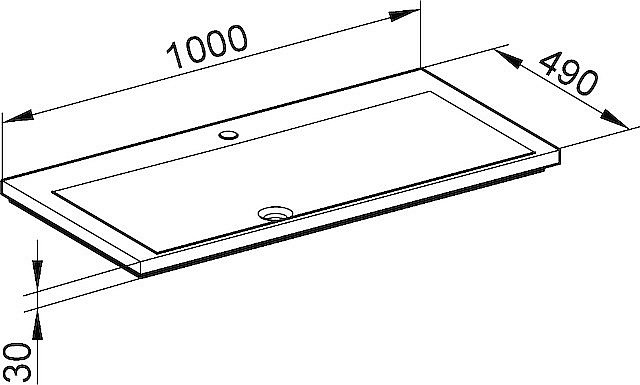 Раковина Keuco Royal Reflex 100 34071311001 белая купить в интернет-магазине Sanbest