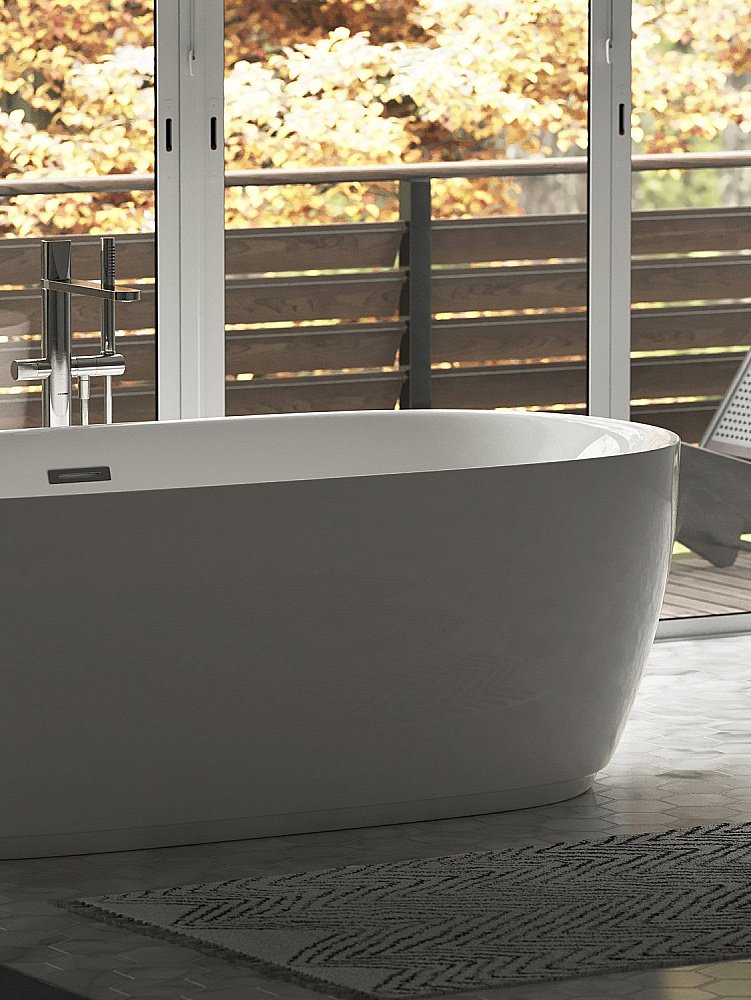 Акриловая ванна Sancos Single 180х85 FB07 белая купить в интернет-магазине Sanbest