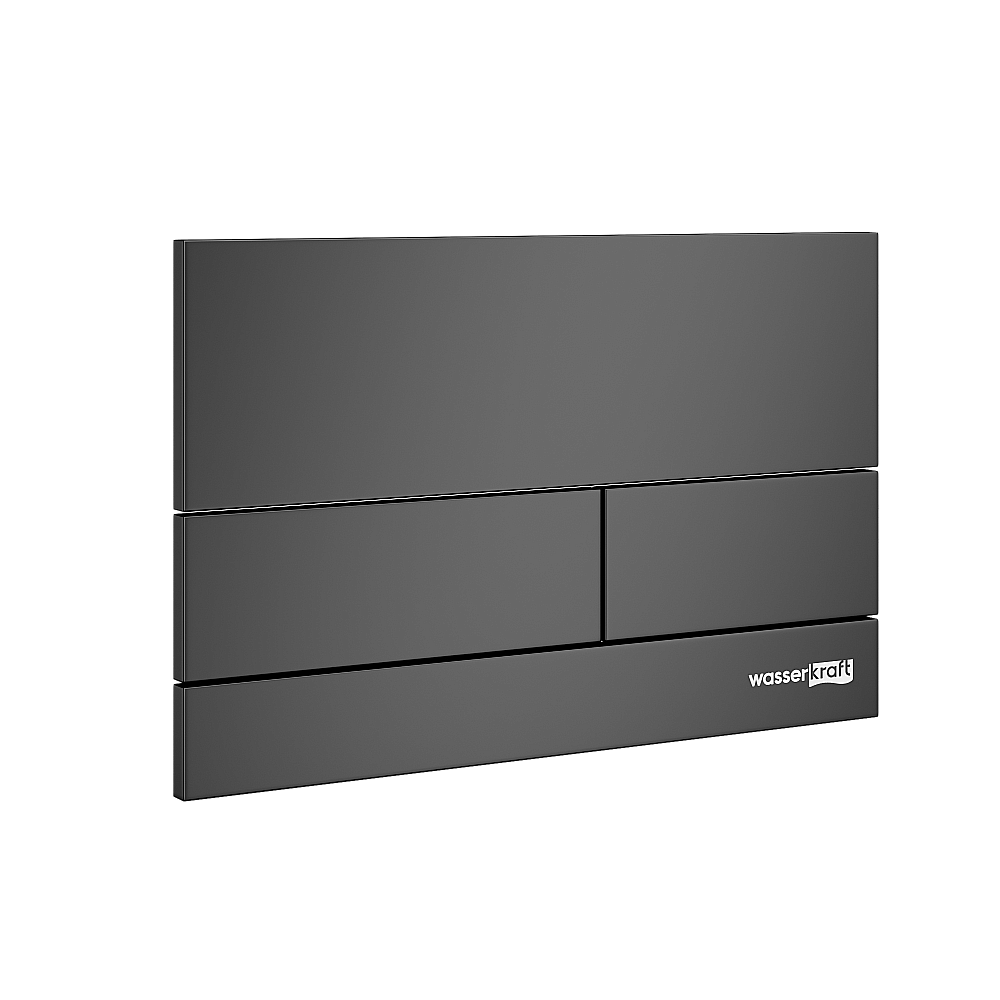 Кнопка для инсталяции WasserKraft MB04 черная матовая купить в интернет-магазине сантехники Sanbest