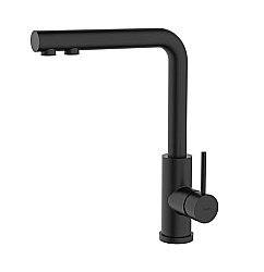 Смеситель для кухни Iddis Rule RULBLLFi05 черный матовый купить в интернет-магазине сантехники Sanbest