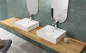 Раковина ISVEA Sistema Z 50 10SF50051SV белая купить в интернет-магазине Sanbest