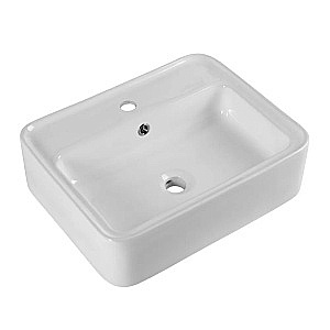 Раковина накладная Belbagno 52 BB1367 белая купить в интернет-магазине Sanbest