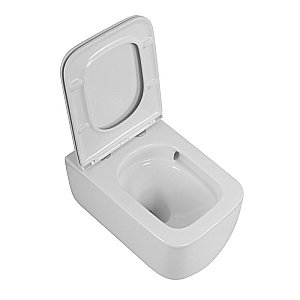 Унитаз подвесной BelBagno LUCE-TOR BB076CH-TOR/SC белый, с крышкой микролифт, безободковый, слив-торнадо купить в интернет-магазине Sanbest