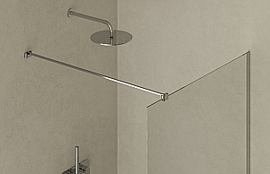 Душевое ограждение Ravak Walk-In Air Wall 120 GW9WG0C00Z1C профиль хром/стекло прозрачное купить в интернет-магазине Sanbest