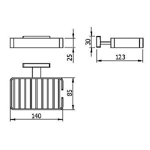 Мыльница Langberger Alster 11960A купить в интернет-магазине сантехники Sanbest