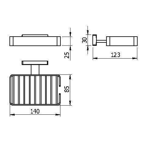 Мыльница Langberger Alster 11960A купить в интернет-магазине сантехники Sanbest