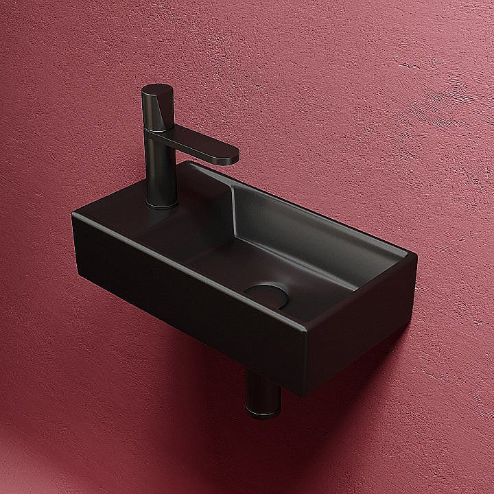 Раковина Ceramica Nova Element CN6051MB черная матовая купить в интернет-магазине Sanbest