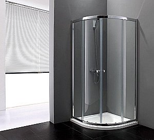 Душевой уголок Cezares Anima 90х90 ANIMA-R-2-90-C-Cr-IV стекло прозрачное/профиль хром купить в интернет-магазине Sanbest