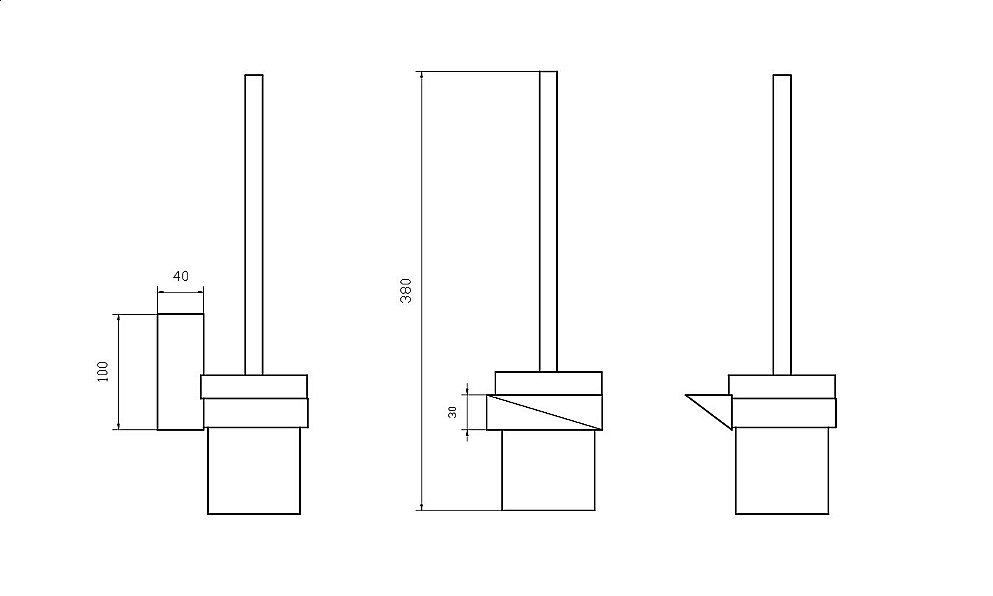 Ершик Boheme New Venturo 10319-CR-B купить в интернет-магазине сантехники Sanbest