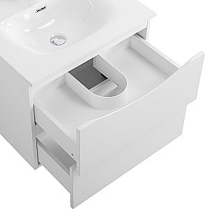 Тумба с раковиной BelBagno MARINO-CER-N-700-2C-SO-BO-P Bianco Opaco для ванной в интернет-магазине Sanbest