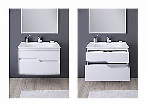 Зеркало Aquanet Модена 85 в ванную от интернет-магазине сантехники Sanbest