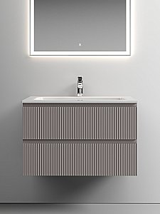 Тумба с раковиной Sancos SNOB T SNT80SM 80 Doha Soft для ванной в интернет-магазине Sanbest