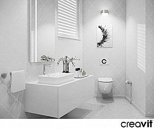 Унитаз подвесной CREAVIT FREE FE320-11CB00E белый купить в интернет-магазине Sanbest