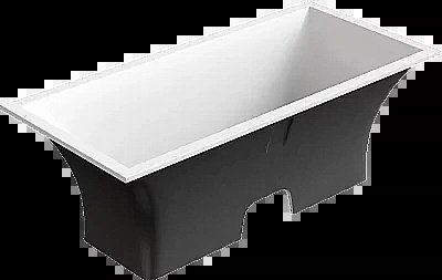 Ванна BAS Мадрид ва00008 170x80 черная купить в интернет-магазине Sanbest