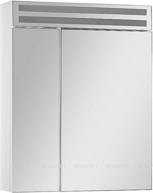 Зеркальный шкаф De Aqua Эколь 185083 60 белый купить в интернет-магазине сантехники Sanbest