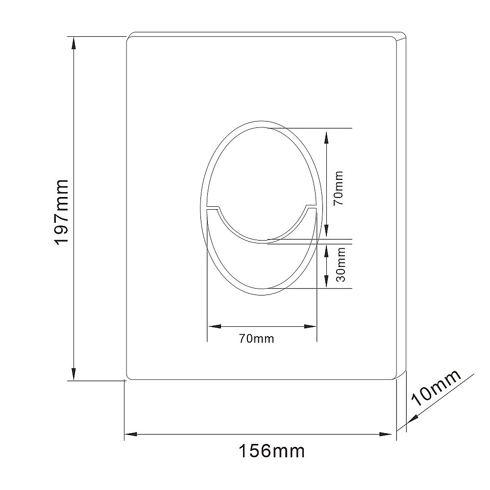 Кнопка для инсталляции Abber AC0125MW никель купить в интернет-магазине сантехники Sanbest