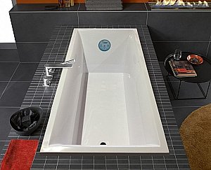 Ванна из искусственного камня Marmo Bagno Милано 170х75 MB-M170-75 белая купить в интернет-магазине Sanbest