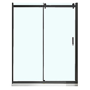 Душевая дверь Azario Bern 150 AZ-733-150-BM-CL стекло прозрачное/профиль черный матовый купить в интернет-магазине Sanbest