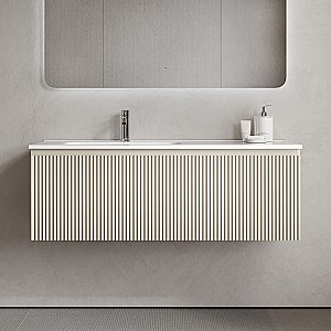 Тумба с раковиной Sancos Snob R 1.0 SNR1.0120LCE/SNR1.0120RCE Beige Soft для ванной в интернет-магазине Sanbest