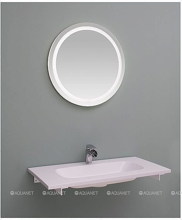 Зеркало LED De Aqua МУН 198366 70x70 в ванную от интернет-магазине сантехники Sanbest